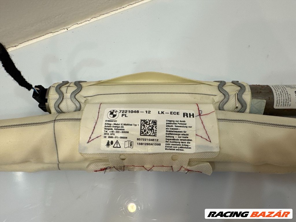 BMW Jobb első Függöny Légzsák F20 , F20 LCI , F21  7221046 618344101 3. kép