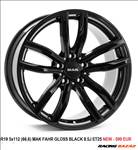 R19 5x112 (66,6) MAK FAHR GLOSS BLACK 8.5J ET25 - új felnik, alufelnik 19" 19col