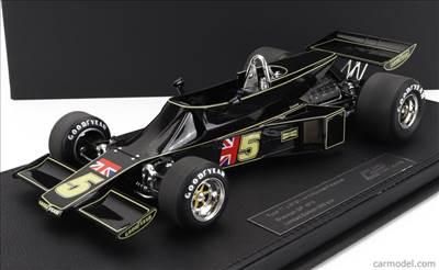 LOTUS F1 77 JOHN PLAYER TEAM LOTUS N 5 BRAZILIAN GP 1976 RONNIE PETERSON JPS BLACK GOLD