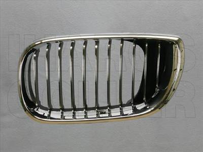 BMW 3 2001-2005 E46 - Hűtődíszrács bal, keret+bordák krómozott