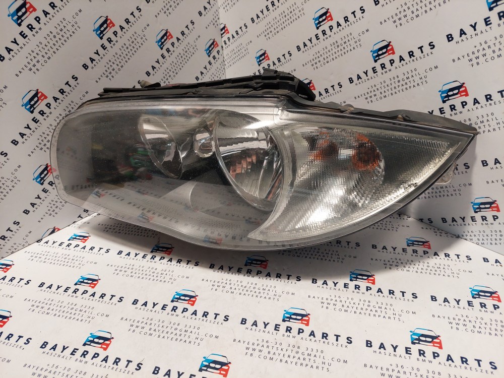 BMW E81 E82 E87 LCI jobb elsõ halogén fényszóró lámpa - angol 2. kép