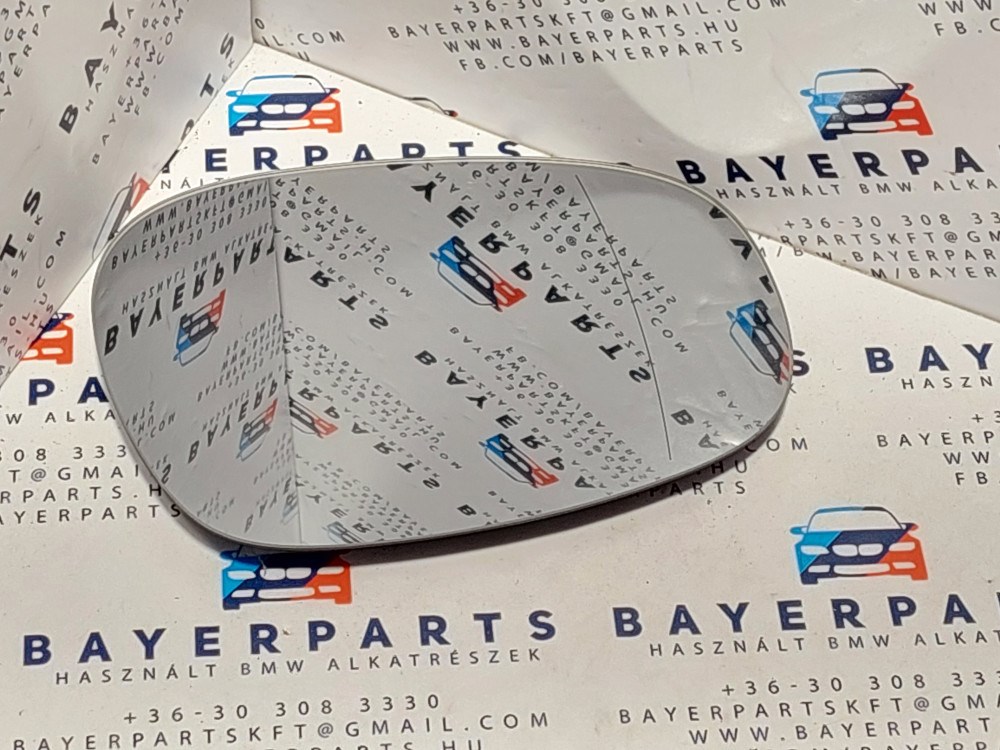 BMW E90 E91 E81 E82 E87 E88 LCI sedan touring jobb visszapillantó tükör lap tükörlap 2. kép