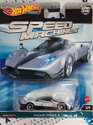 Hot Wheels Premium - Speed Machines - Pagani Zonda R - Hot Wheels - 1:64