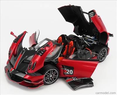 PAGANI HUAYRA BC ROADSTER N 20 2017 RED BLACK