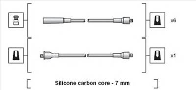 MAGNETI MARELLI 941318111031 - gyújtókábel szett AUSTIN CHEVROLET CHRYSLER FORD OPEL PEUGEOT TRIUMPH