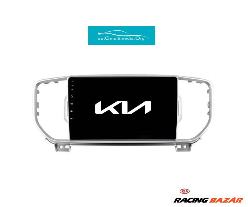 KIA Sportage CarPlay Multimédia Android GPS Navigáció Rádió Tolatókamerával 1. kép