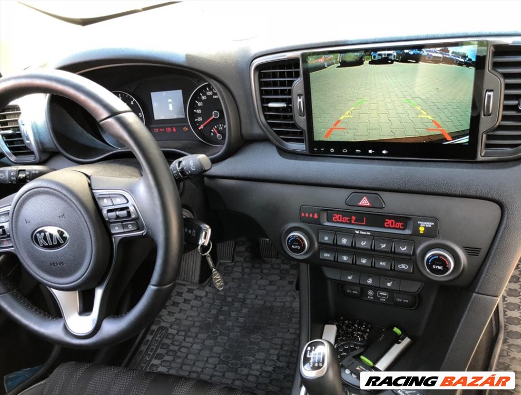 KIA Sportage CarPlay Multimédia Android GPS Navigáció Rádió Tolatókamerával 3. kép