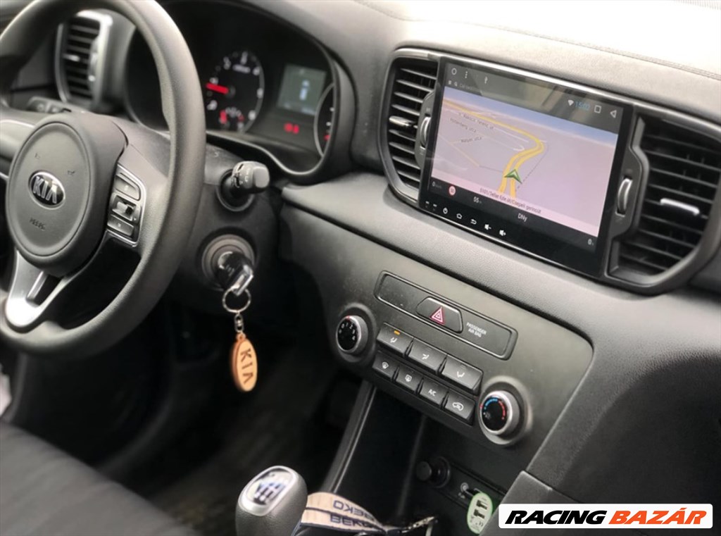 KIA Sportage CarPlay Multimédia Android GPS Navigáció Rádió Tolatókamerával 5. kép