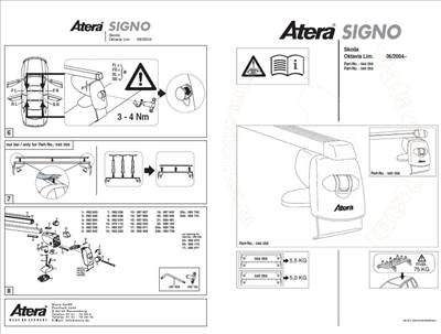 Skoda Octavia 2004-2008 - T.csomagt. acél zárható (nem kombi)