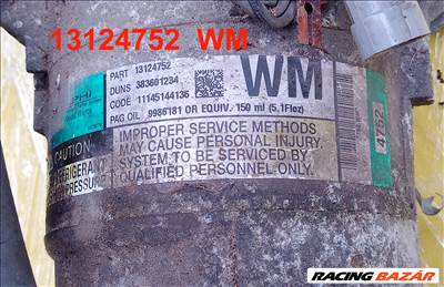 Opel Astra H, Opel Zafira B Klímakompresszor astra h	 13124752wm