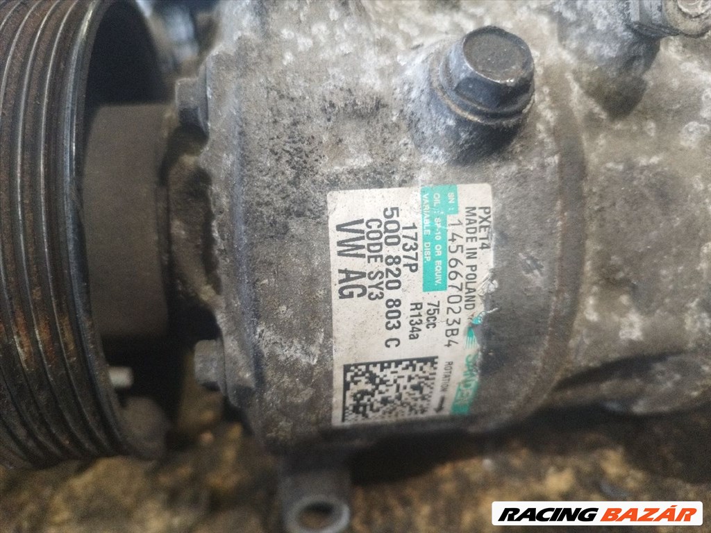 Volkswagen / Audi / Seat / Skoda 2010- klímakompresszor  5q0820803c 3. kép
