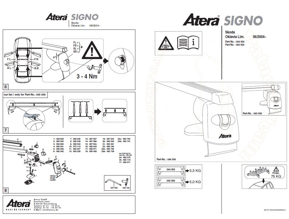 Skoda Octavia 2009-2013 - T.csomagt. acél zárható (nem kombi) 1. kép