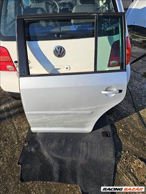 Volkswagen Touran I Bal hátsó ajtó La7w 