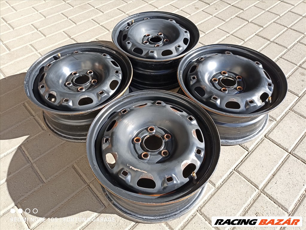 5x100 14" Volkswagen használt lemezfelni garnitúra (008) 2. kép