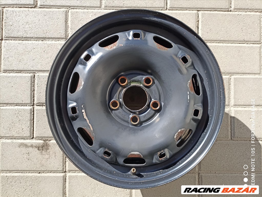 5x100 14" Volkswagen használt lemezfelni garnitúra (008) 5. kép