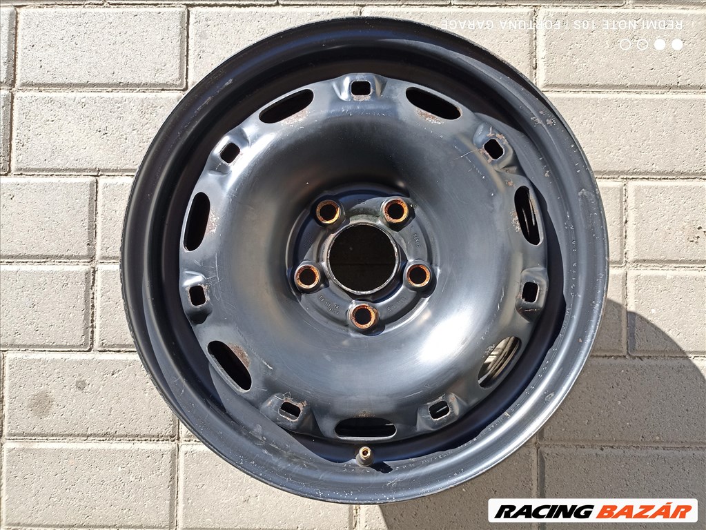 5x100 14" Volkswagen használt lemezfelni garnitúra (008) 6. kép