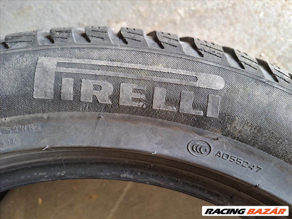 4db 225/55 R18 Pirelli Winter Sottozero 3 használt téli gumi eladó!!! (DOT2019,30hét) 3. kép