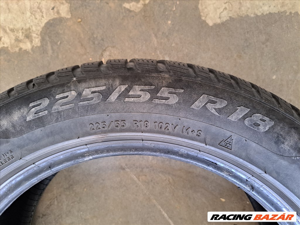 4db 225/55 R18 Pirelli Winter Sottozero 3 használt téli gumi eladó!!! (DOT2019,30hét) 6. kép