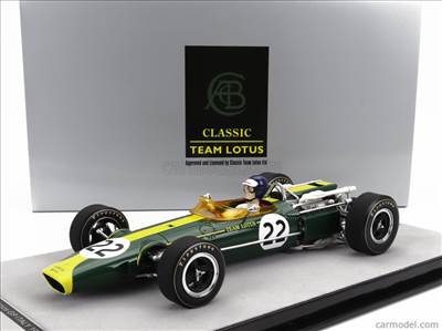 LOTUS F1 43 TEAM LOTUS N 22 MONZA ITALY GP (with pilot figure) 1966 JIM CLARK