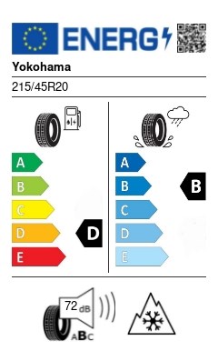 Yokohama BluEarth-4S AW21 215/45 R20 95T XL M+S 3PMSF négyévszakos gumi 2. kép