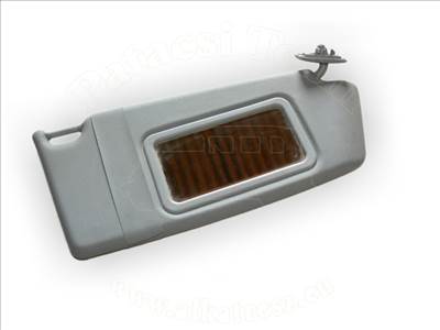 Opel Astra H 2003-2012 - napellenző, jobb oldali, megvilágítás nélküli tükörrel, szürke, kivéve panoráma szélvédő