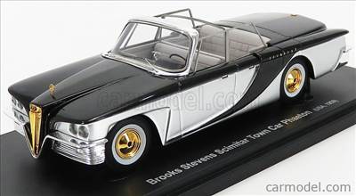 BROOK STEVENS SCIMITAR TOWN CAR PHAETON USA CABRIOLET OPEN 1959 SILVER BLACK