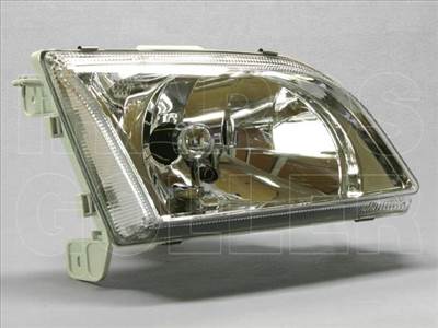 Mitsubishi Space Star 1998-2000 - Fényszóró H4 jobb (belülr.áll. sima üveges) TYC