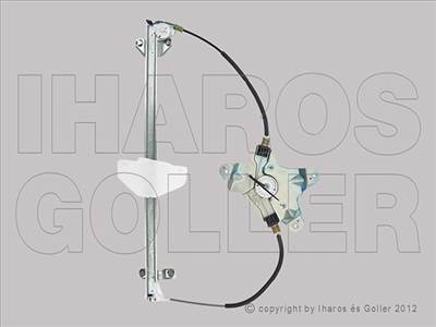 Ford Transit Connect-Tourneo 2006-2009 - Ablakemelő (motor nélkül) jobb első