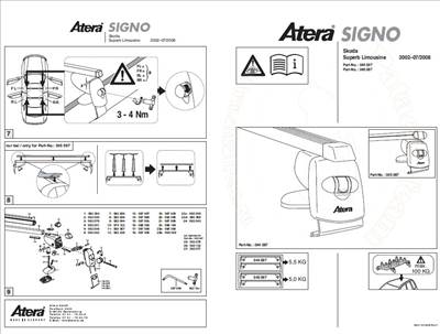 Skoda Superb 2006-2008 - Tetőcsomagtartó szett acél, zárható (4 ajtós)*