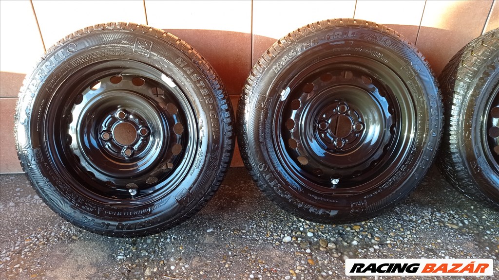 NISSAN MICRA 14" LEMEZFELNI 4X100 TÉLI 165/70R14 GUMIVAL OLCSÒN!!! 2. kép