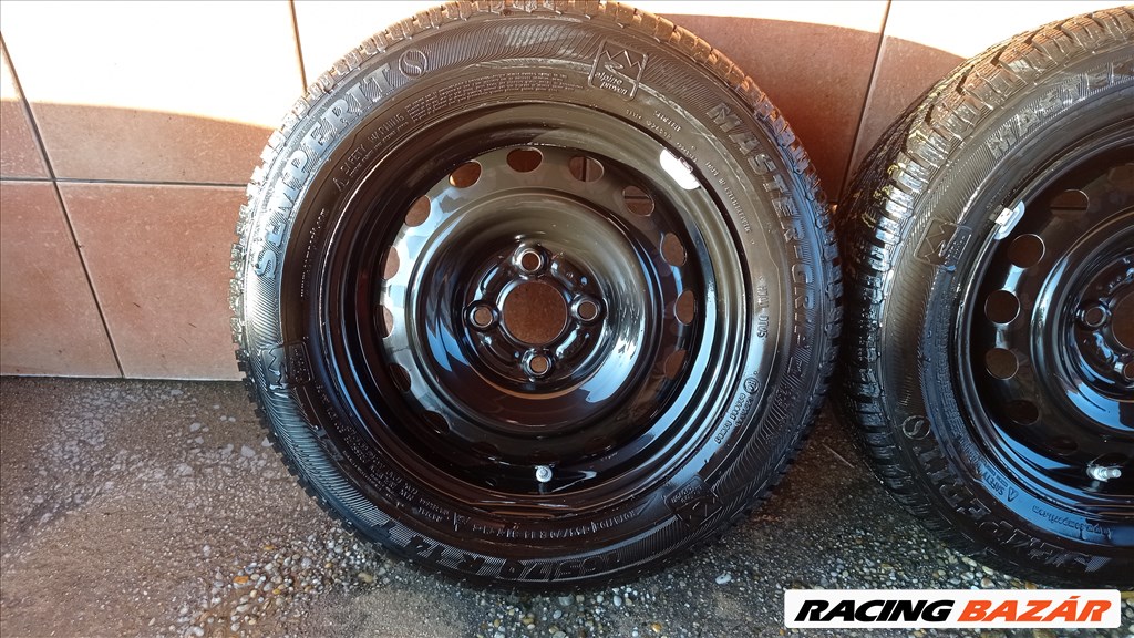 NISSAN MICRA 14" LEMEZFELNI 4X100 TÉLI 165/70R14 GUMIVAL OLCSÒN!!! 4. kép