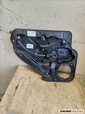 Volkswagen Golf VI Bal hátsó ablakemelő szerkezet  5k4839729j