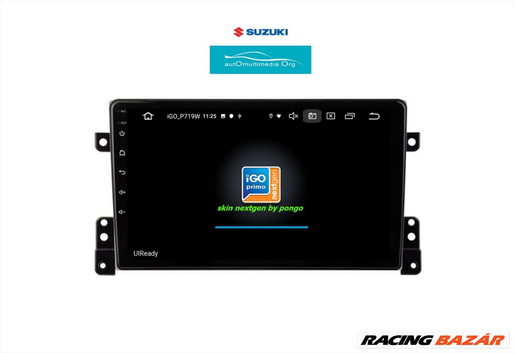 Suzuki Grand Vitara CarPlay Android Multimédia GPS Navigáció Fejegység Rádió Tolatókamerával! 2. kép