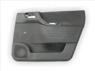 Opel Zafira A 1998-2005 - kárpit, jobb oldali hátsó ajtó, kézi ablakemelőhöz, krómozott foganytúval, fekete, 03-04