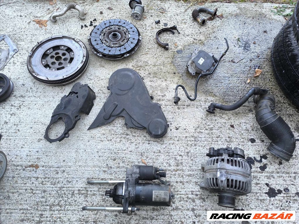 VW Motorvezérlő 03L906018NR Skoda Octavia ECU 03L906018BR CFH motor kód EDC17 ECU 3. kép