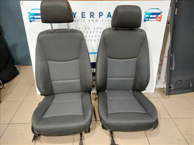 BMW E90 fekete szürke ülés ülésszett ajtókárpittal