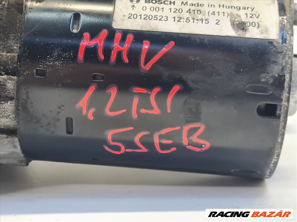 Volkswagen Golf VI 1.2 TSI önindító 0AH 911 023 A (17335,12357,21909,21908)  0ah911023a 4. kép