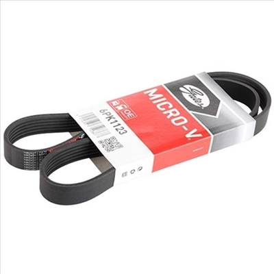 Citroen C3 I 1.1/1.4/1.6 új utángyártott hosszbordás szíj, Pk szíj 6PK1123 GATES 2002-2010-ig