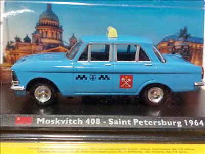 Moskvitch / Moszkvics 408 - moszkvai taxi (1964) - Edicola - 1:43