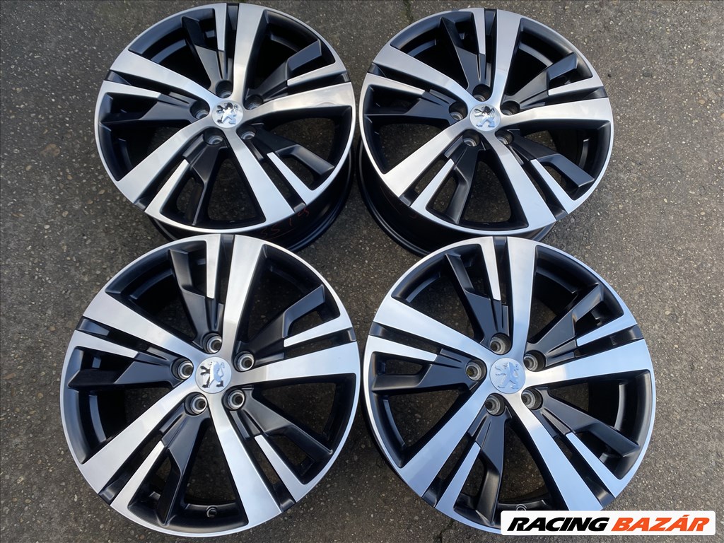 4db gyári 18" Peugeot 508 - 5008 - 3008 - 4008 alufelni. (3519) 1. kép