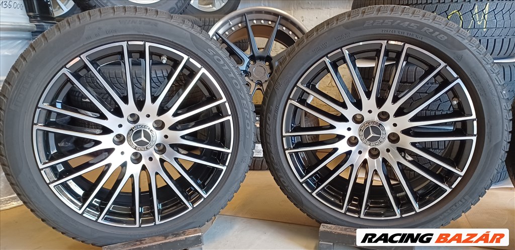  Mercedes W206 5x112 7,5x18 ET40 225/45 R18 téli gumikkal 4db.7mm 4. kép