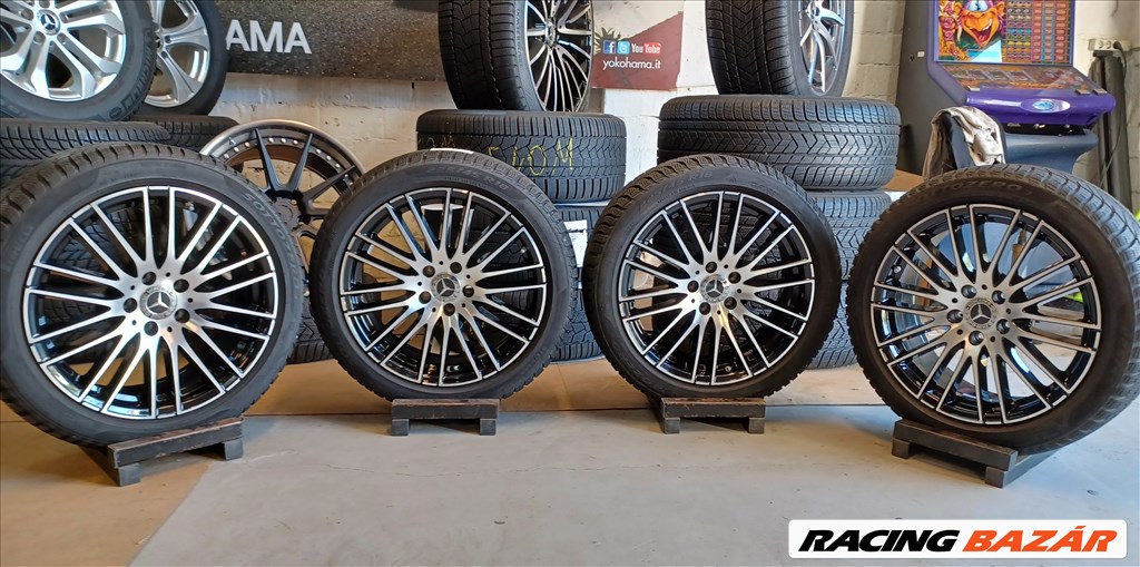  Mercedes W206 5x112 7,5x18 ET40 225/45 R18 téli gumikkal 4db.7mm 6. kép