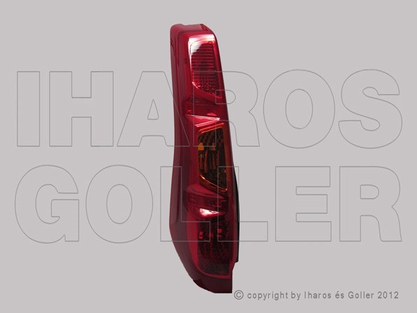 Nissan X-Trail 2007-2011 - Hátsó lámpa üres bal 1. kép