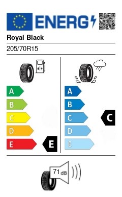 Royal Black Royal Mile TL 205/70 R15 96H nyári gumi 2. kép