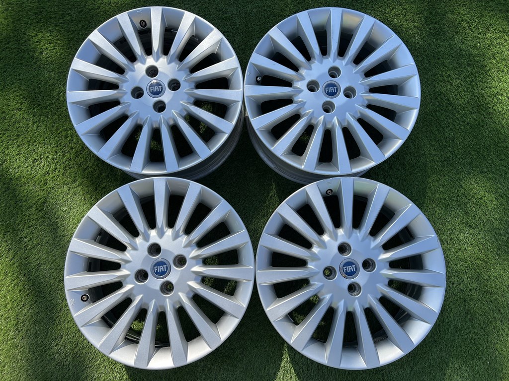 4x100 17" Fiat gyári alufelni 6,5Jx17h2 ET46 1. kép