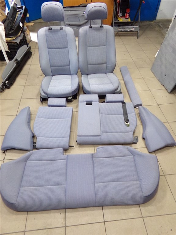 BMW E46 touring szürke fûthetõ szövet ülés belsõ ülésszett 1. kép