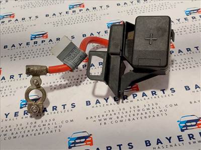 BMW E46 316i 318i négyhengeres benzines pozitív pozitiv akku akkumulátor kábel saru bikázó pont