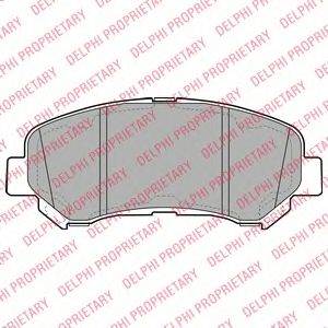 DELPHI LP2031 - fékbetét HAIMA (FAW) NISSAN NISSAN (DONGFENG) SUZUKI