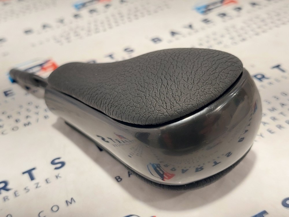 BMW E81 E82 E87 E90 E91 E92 E93 X1 Z4 új fekete bõr automata váltógomb váltókar váltó kar gomb 1. kép