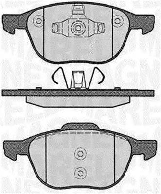 MAGNETI MARELLI 363916060244 - fékbetét AUDI FORD FORD AUSTRALIA MAZDA OPEL VOLVO